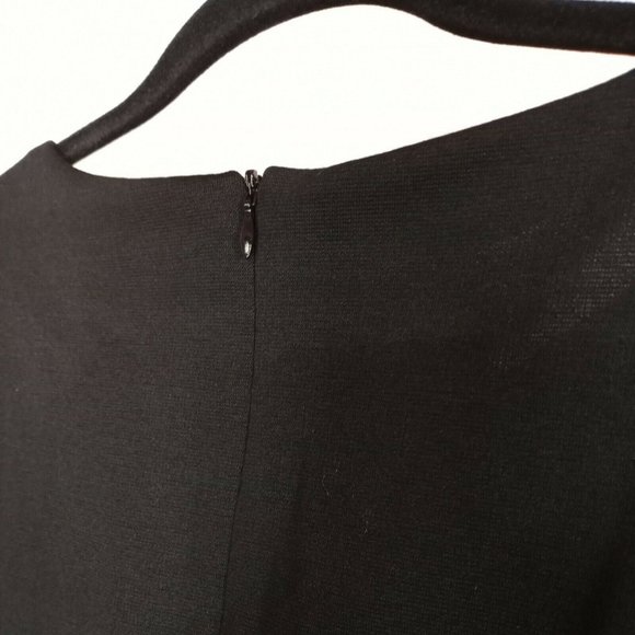 FORTRIC Womens Black Dress Bell Sleeves Ruffled XL - Picture 5 of 8